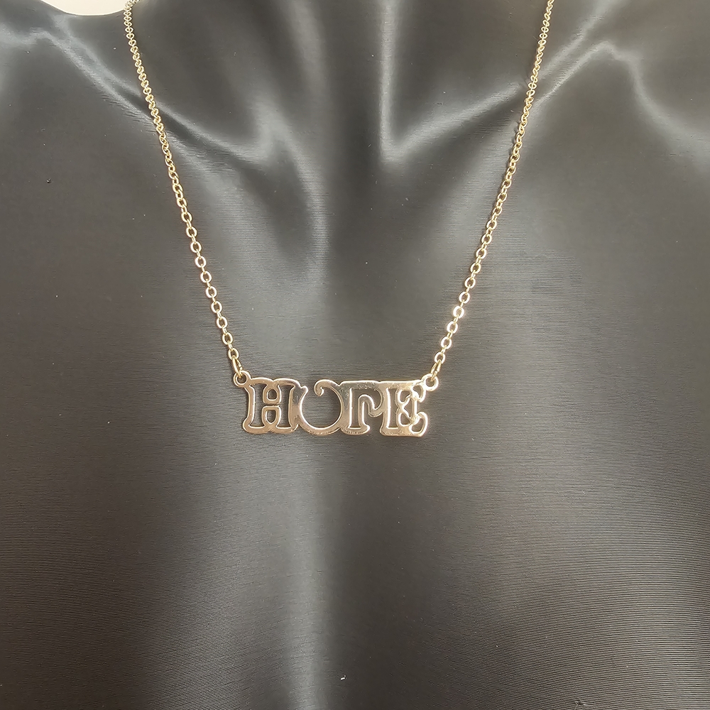 Gold HOPE Necklace